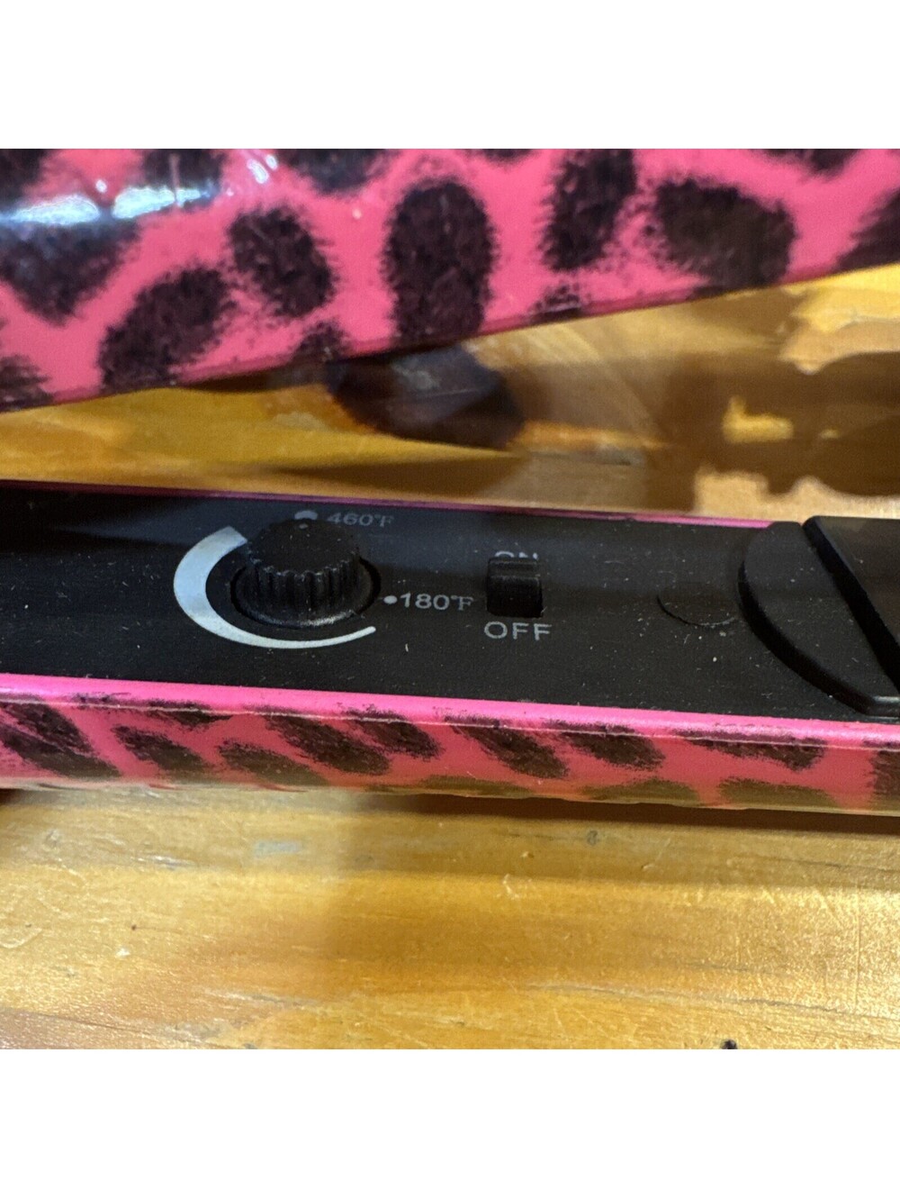 Evalectric Pink Cheetah Ceramic Silk Hair Straightener Limited Edition! TESTED - Picture 4 of 5